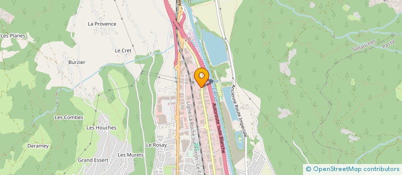 localisation de l'entreprise SARL AMP AGENCEMENT MENUISERIE PERINET à SALLANCHES