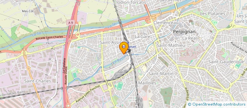 localisation de l'entreprise SARL AMPER'ELEC 66 à PERPIGNAN