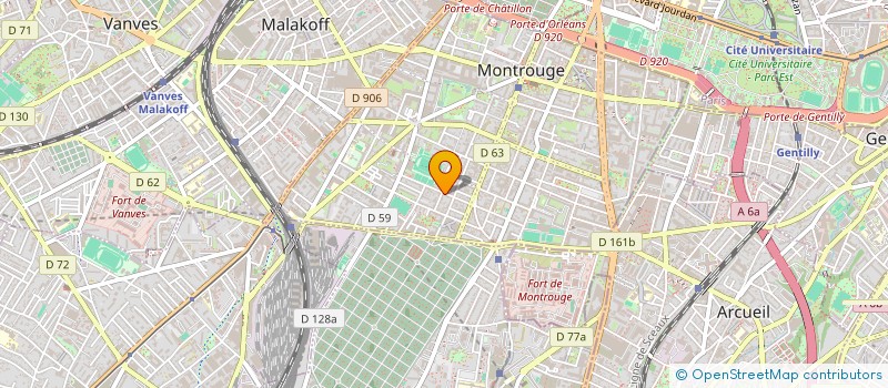 localisation de l'entreprise SARL AMPHASE à MONTROUGE