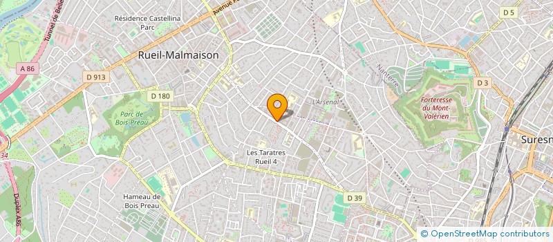 localisation de l'entreprise SARL AMPHOREA DESIGN à RUEIL MALMAISON