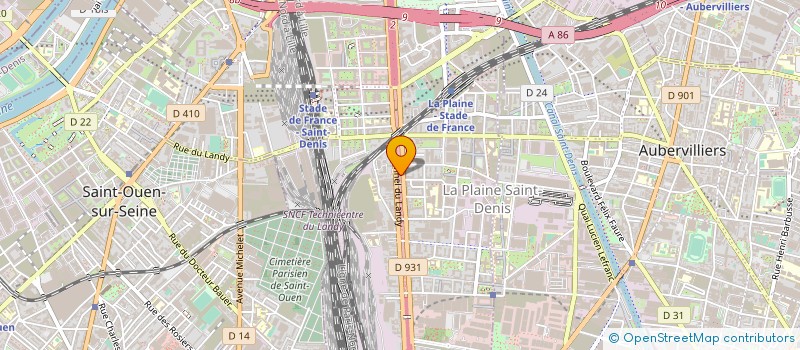 localisation de l'entreprise SARL AMPLITUDE AUDIO à SAINT-DENIS