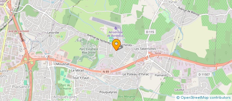 localisation de l'entreprise SARL AMR  ARTIGUES-PRES-BORDEAUX