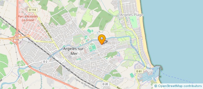 localisation de l'entreprise SARL AMS à ARGELES-SUR-MER