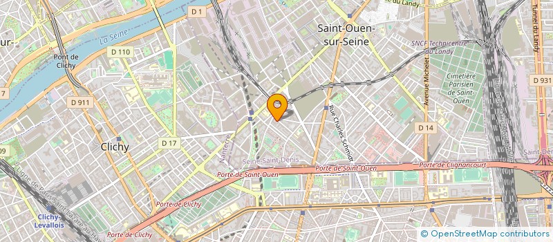 localisation de l'entreprise SARL AMS BATIMENT à SAINT-OUEN-SUR-SEINE