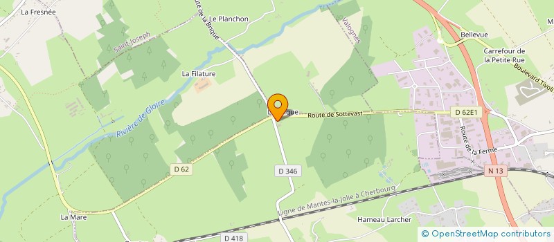 localisation de l'entreprise SARL AMTP  VALOGNES