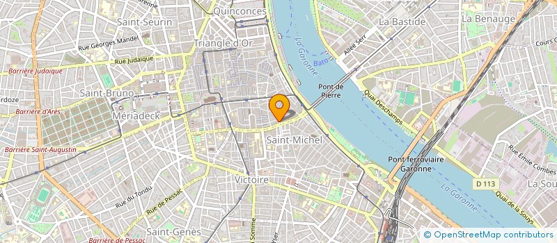 localisation de l'entreprise SARL AMV ECO-ENERGIES à BORDEAUX