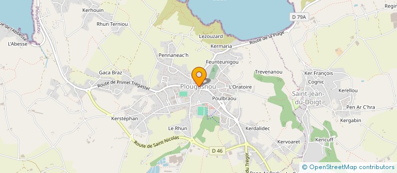 localisation de l'entreprise SARL AN TY MAD  PLOUGASNOU