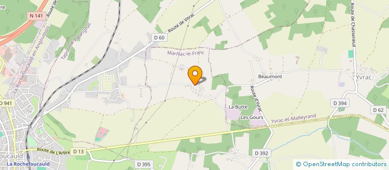 localisation de l'entreprise SARL ANACLET  LA ROCHEFOUCAULD-EN-ANGOUMOIS