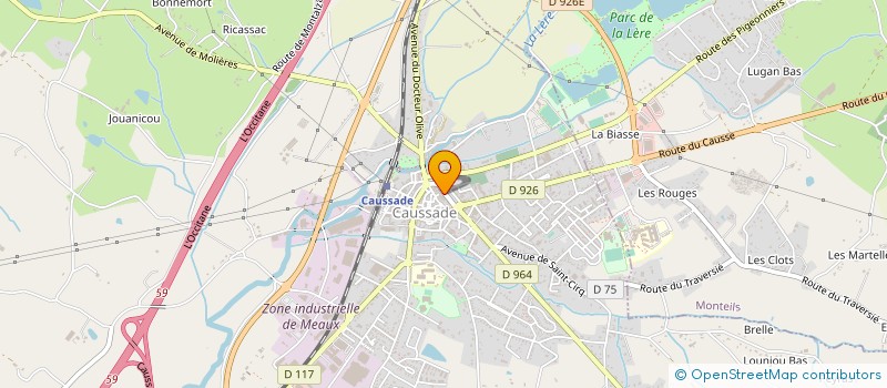 localisation de l'entreprise SARL ANAIS  CAUSSADE