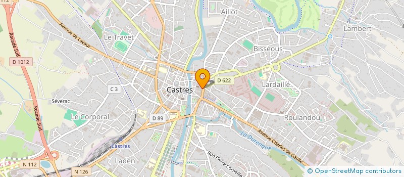 localisation de l'entreprise SARL ANAIS  CASTRES