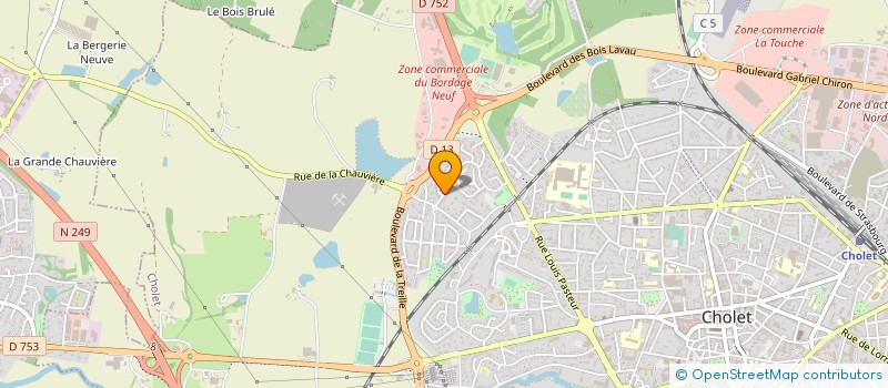 localisation de l'entreprise SARL ANALYS à CHOLET