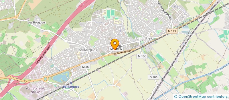 localisation de l'entreprise SARL ANALYSEUR SERVICE & DIAGNOSTIC à BAILLARGUES