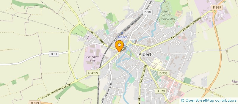 localisation de l'entreprise SARL ANAMOU à ALBERT