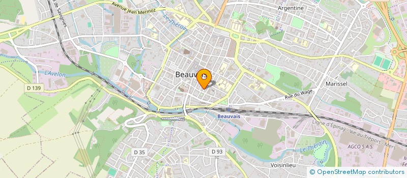 localisation de l'entreprise SARL ANATOLIE  BEAUVAIS