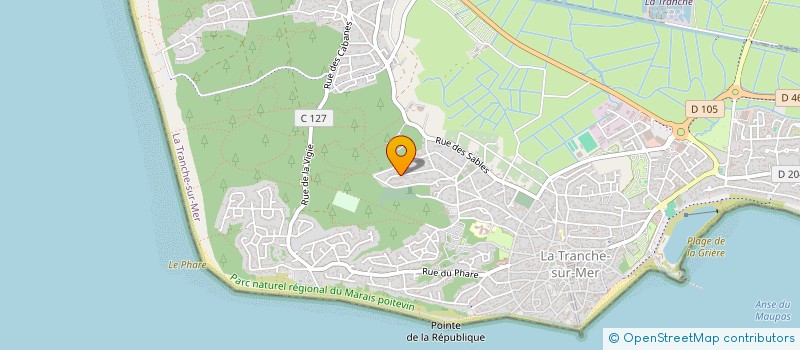 localisation de l'entreprise SARL ANAX à LA TRANCHE-SUR-MER