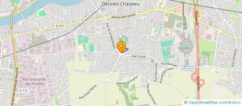 localisation de l'entreprise SARL ANC à DECINES-CHARPIEU