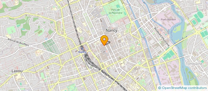 localisation de l'entreprise SARL ANCE à NANCY