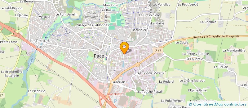 localisation de l'entreprise SARL ANCEL à PACE
