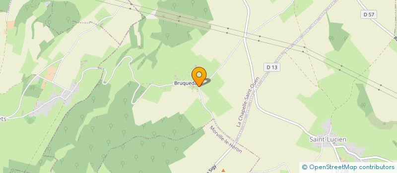 localisation de l'entreprise SARL ANCEL M.E.L  LA CHAPELLE-SAINT-OUEN