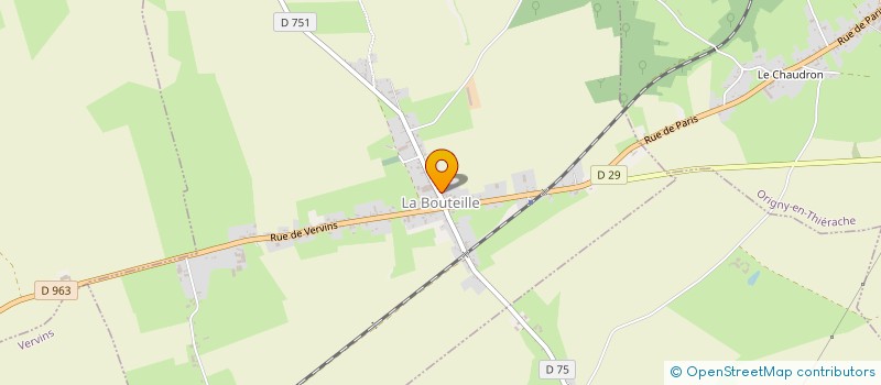 localisation de l'entreprise SARL ANCELET-SOCINSKI  LA BOUTEILLE