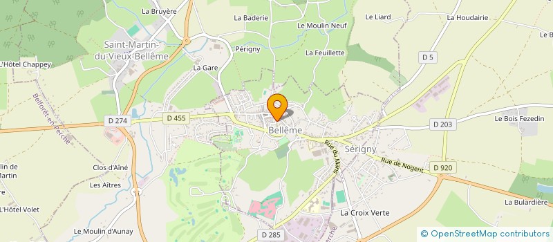 localisation de l'entreprise SARL AND CO à BELLEME