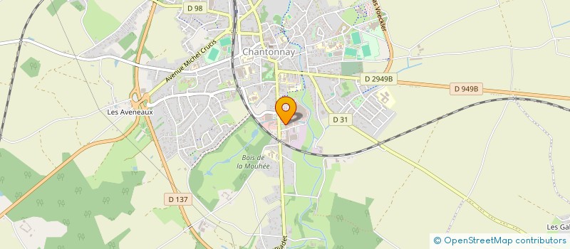 localisation de l'entreprise SARL ANDEAT à CHANTONNAY