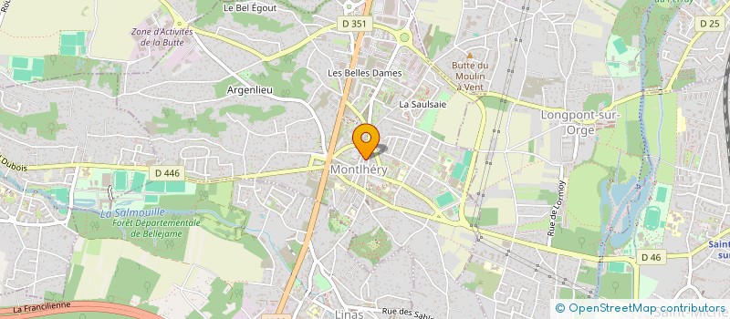 localisation de l'entreprise SARL ANDIAMO PIZZA à MONTLHERY