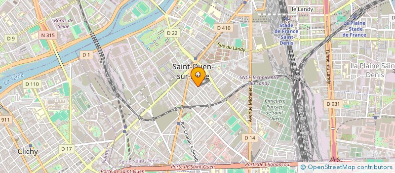 localisation de l'entreprise SARL ANDRADE RENOV à SAINT-OUEN-SUR-SEINE