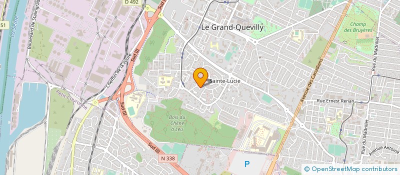 localisation de l'entreprise SARL ANDRAUD  LE GRAND-QUEVILLY