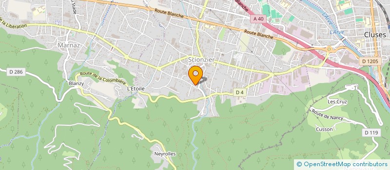 localisation de l'entreprise SARL ANDRE à SCIONZIER