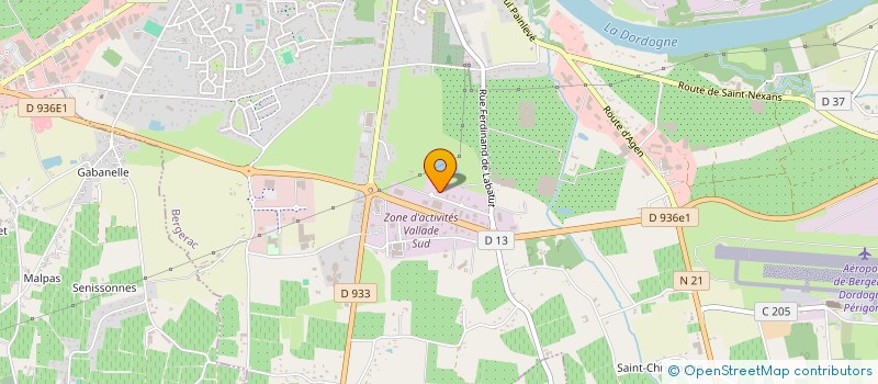 localisation de l'entreprise SARL ANDRE CALVO à BERGERAC