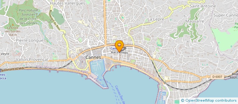 localisation de l'entreprise SARL ANDRE CHAUDE CANNES à CANNES