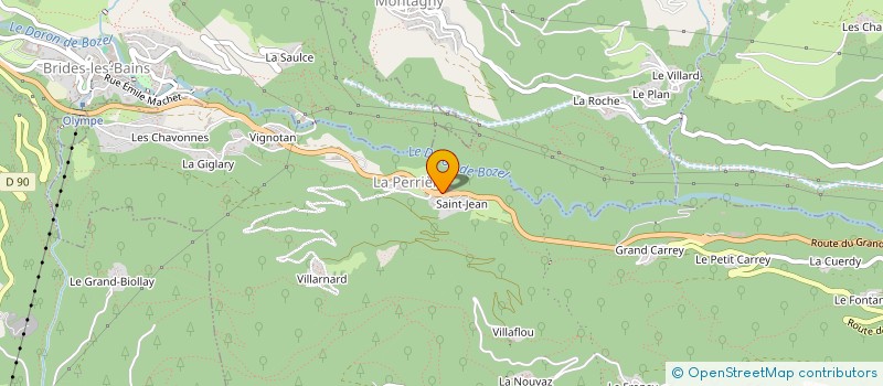 localisation de l'entreprise SARL ANDRE CHEDAL ET FILS à COURCHEVEL
