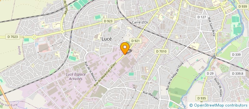 localisation de l'entreprise SARL ANDRE CLAUDE à LUCE