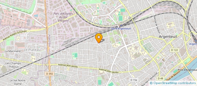 localisation de l'entreprise SARL ANDRE ET FILS à ARGENTEUIL