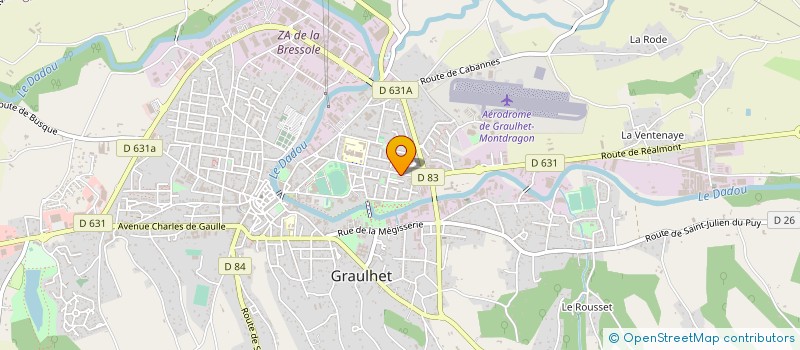 localisation de l'entreprise SARL ANDRE HIRIAR à GRAULHET