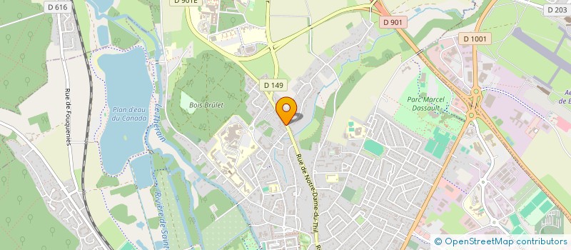 localisation de l'entreprise SARL ANDRE LECLERC à BEAUVAIS