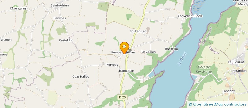 localisation de l'entreprise SARL ANDRE SERVICES FUNERAIRES  LEZARDRIEUX