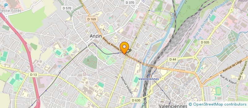 localisation de l'entreprise SARL ANDRE SOYEZ PERE ET FILS à ANZIN