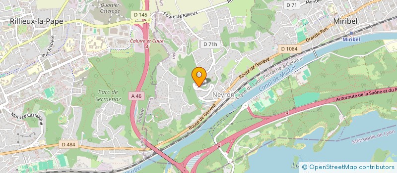 localisation de l'entreprise SARL ANDRE VINCENT EXPERTS  NEYRON