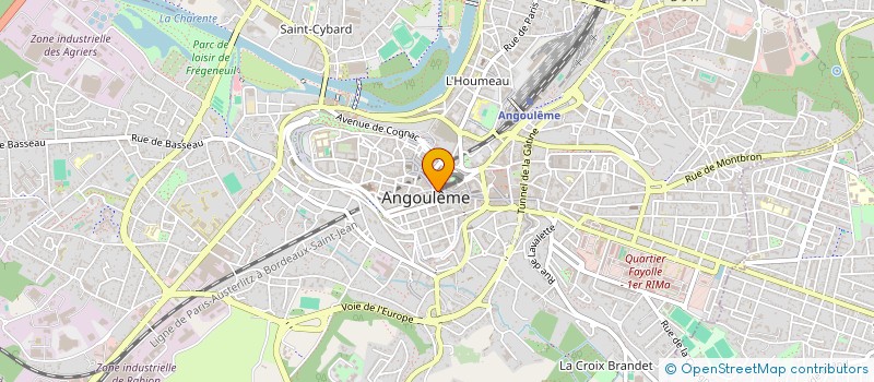 localisation de l'entreprise SARL ANDREA à ANGOULEME