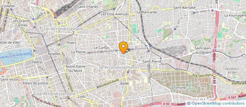 localisation de l'entreprise SARL ANDREA à MARSEILLE