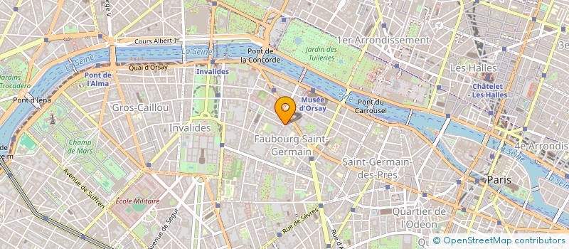 localisation de l'entreprise SARL ANDREAS à PARIS