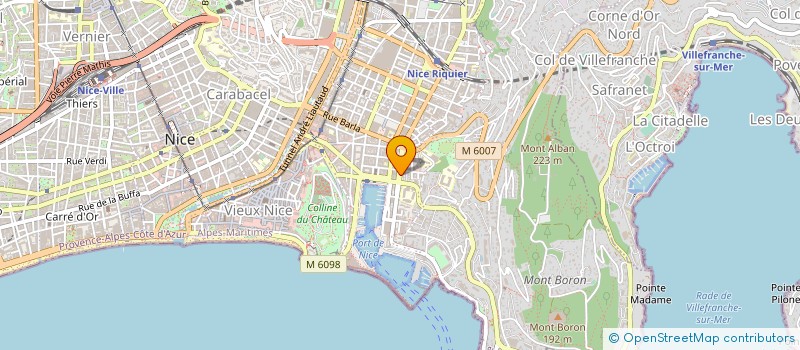 localisation de l'entreprise SARL ANDREASI VULCANISATION PNEUS à NICE