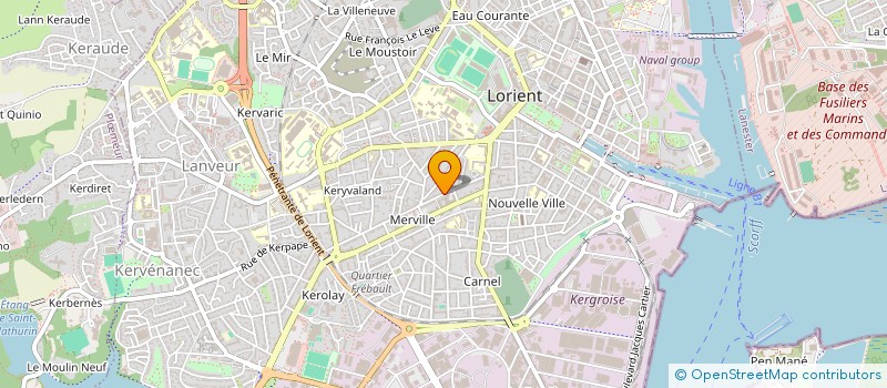 localisation de l'entreprise SARL ANDREATTA à LORIENT