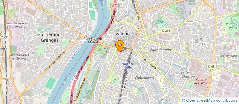 localisation de l'entreprise SARL ANDREE à VALENCE