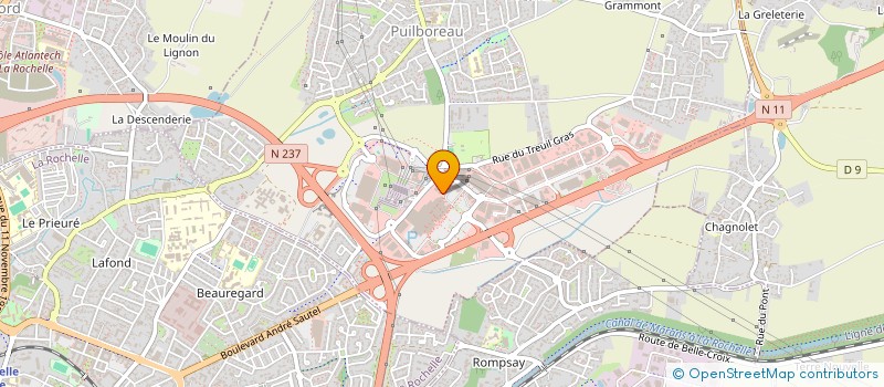 localisation de l'entreprise SARL ANDREOLETTI  PUILBOREAU