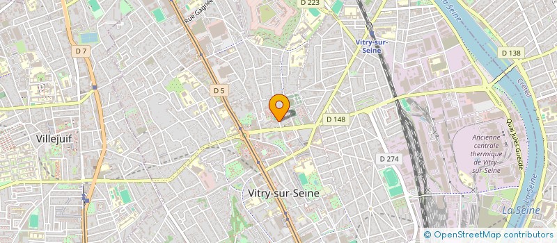localisation de l'entreprise SARL ANDREW MJ à VITRY-SUR-SEINE