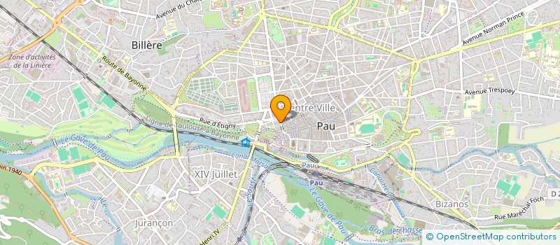 localisation de l'entreprise SARL ANDRIEU à PAU