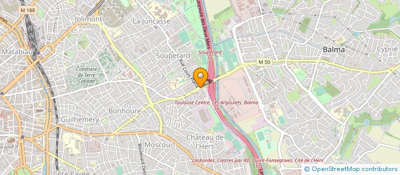 localisation de l'entreprise SARL ANDRIEU ET FILS à TOULOUSE